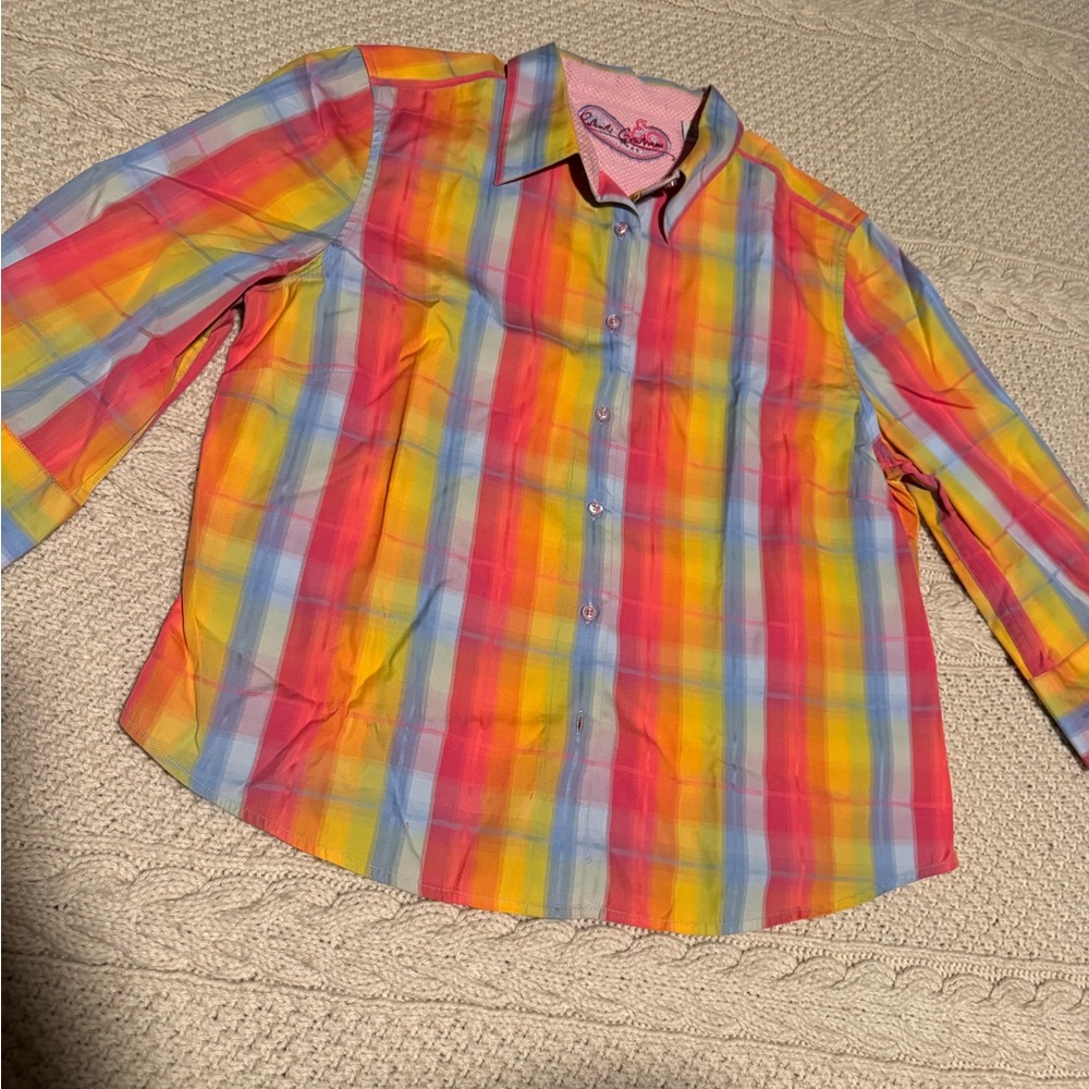 Colorful Plaid Kids Shirt
